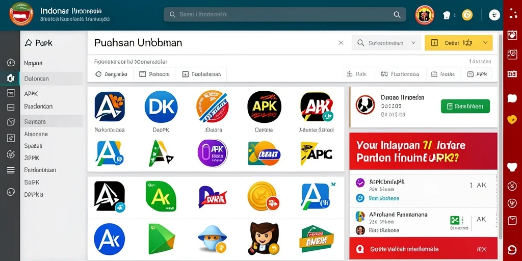 Tampilan menu utama yang menarik dan mudah dinavigasi.