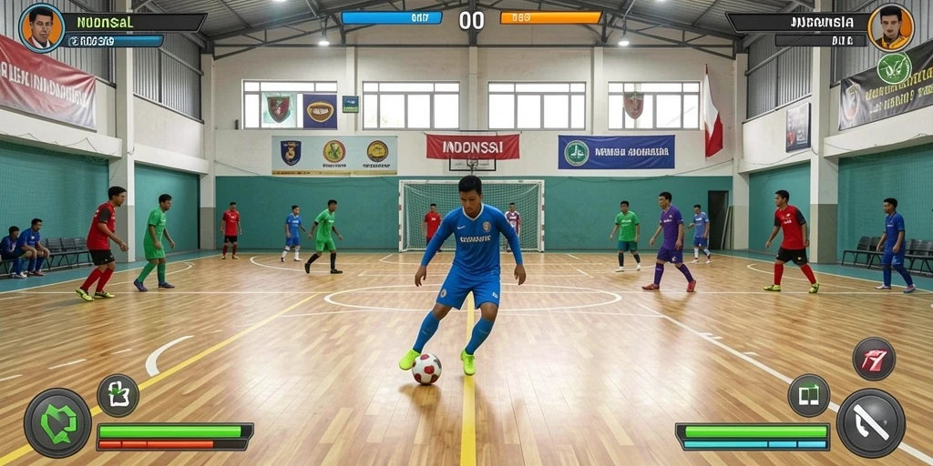 Screenshot menampilkan tampilan awal permainan dengan tema menarik.