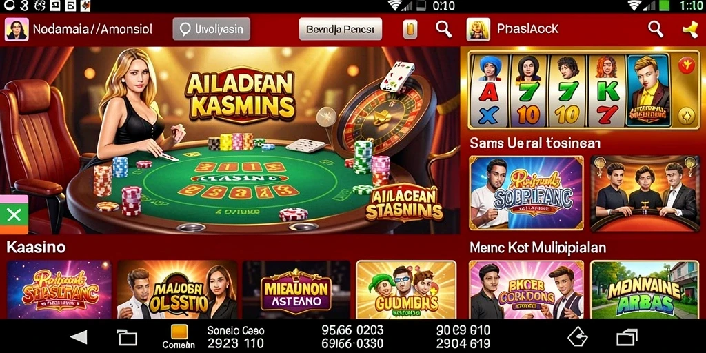 Antarmuka aplikasi yang user-friendly.