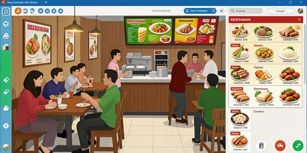 Tampilan antarmuka yang menarik dan mudah digunakan.