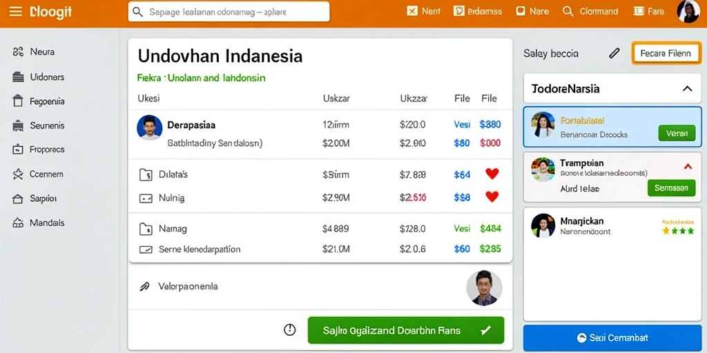 Tampilan antarmuka yang menarik dan user-friendly.