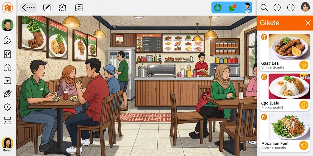 Tampilan antarmuka yang menarik dan mudah dinavigasi.