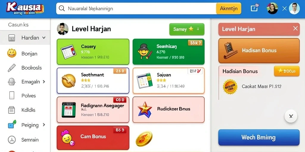 Antarmuka utama NAGA889 yang menarik dan user-friendly.
