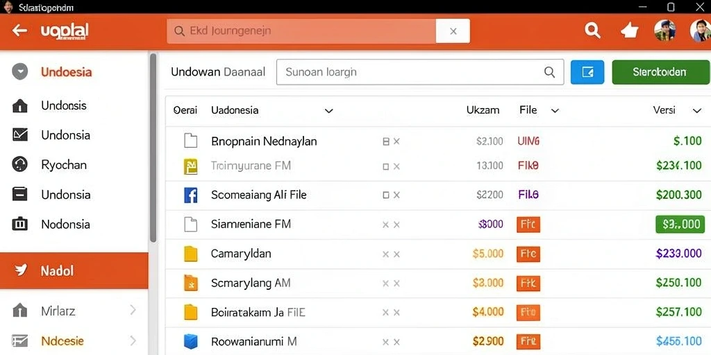 Tampak antarmuka utama ORCA128 yang menarik