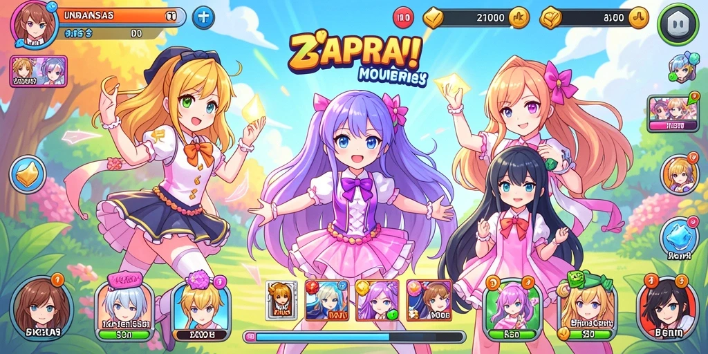 Tampilan awal game yang menarik dan mudah dinavigasi.