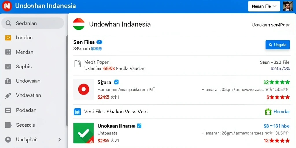 Tampilan antarmuka yang menarik dan mudah digunakan.