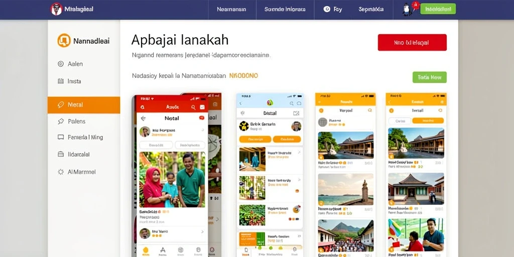 Tampilan antarmuka yang menawan dan user-friendly.