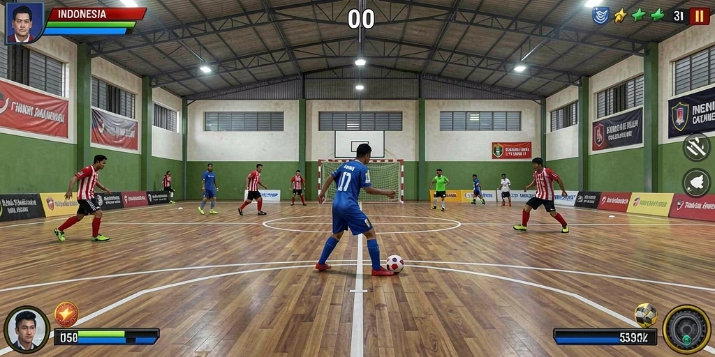 Tangkapan layar menunjukkan grafis yang menakjubkan dari PGKING.
