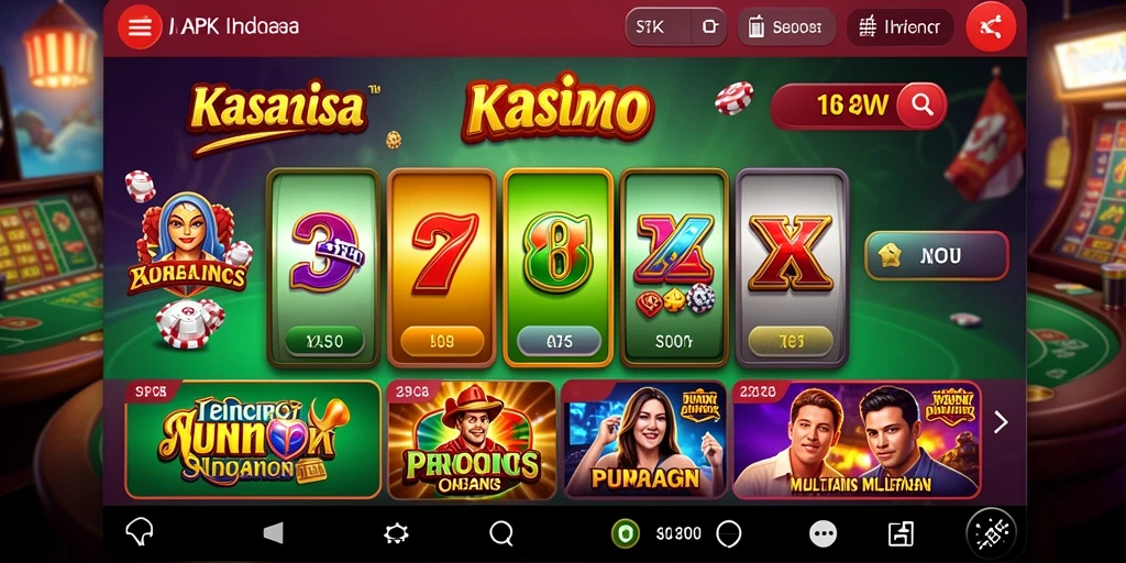 Screenshot menampilkan tampilan utama aplikasi RAJAWALI55.