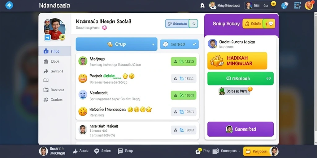 Tampilan antarmuka yang bersih dan menarik.